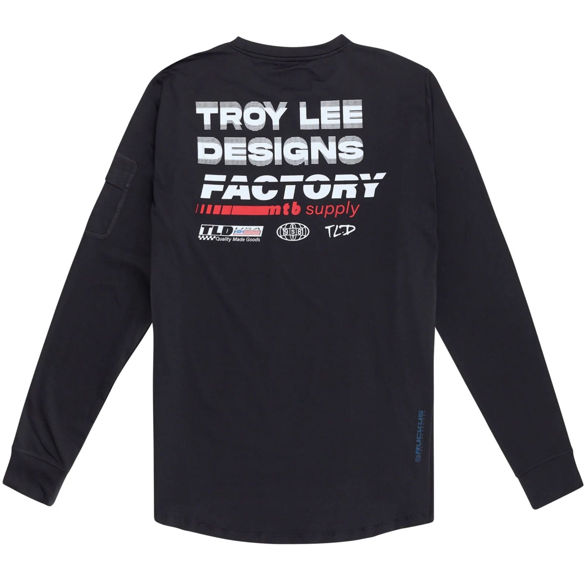 Camiseta Manga Larga Troy Lee Designs Ruckus Factory Carbon